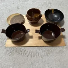 スタジオエム studio m ヴァリエ ランチプレート2枚 カップ2個 セット
