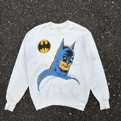 80s usa製 バットマン　スウェット　白　ホワイト　89年製　キャラクター