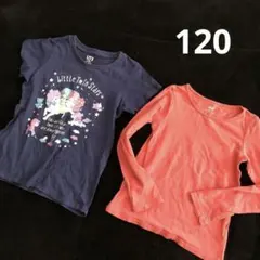 120  ユニクロ　キキララTシャツ　H&M 長袖ロンTシャツ　セット