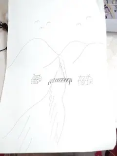 風景と　笑われた日本地図www　原画