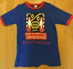 RADIOHEAD グラフィックTシャツ 青/赤 レディオヘッド - メルカリ