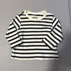 長袖ボーダーロンT カットソー 70-80cm