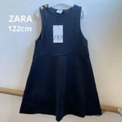 未使用 ZARA ネイビー ワンピース 122cm