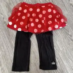 BABYDOLL 水玉スカート付きレギンス 130