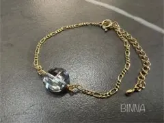 ✴︎14kgf✴︎ ミスティックトパーズ ブルー コインブレスレット