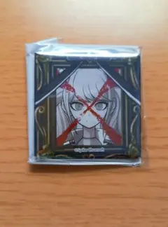 ダンガンロンパ　遺影スクエア缶バッジ　楽天コレクション　楽コレ　バッジ　最原終一 □4月下旬以降発送/予約商品□ニューダンガンロンパV3 楽天