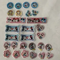 ミッキー ミニー ディズニー　シール　平成レトロ　当時物