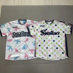 ヤクルトスワローズ レディースデイ ベースボールシャツ 2着セット