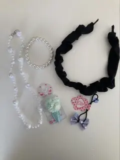 キッズヘアアクセサリー　5点セット
