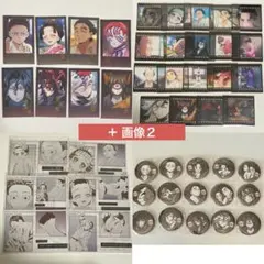 鬼滅の刃 第四期 お楽しみくじ コンプリート チェキ クリアカード 缶バッジ 他