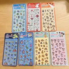 ぷくぷくシール　ディズニー　7種類