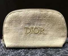 【DIOR】新品未使用 ディオール ノベルティポーチ ゴールド