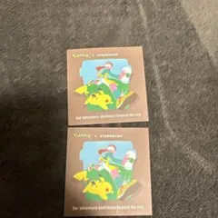 Pokémon + STARBUCKS 非売品 ポケモン ピカチュウ スタバ