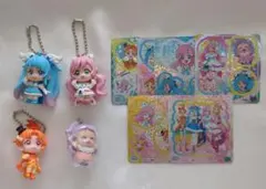 ひろがるスカイ！プリキュア　シール6枚、食玩マスコット4個セット
