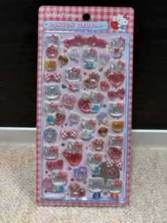 【正規品】ボンボンドロップシール 第2弾 ハローキティ 赤