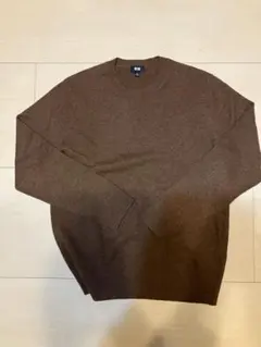 ユニクロ　ブラウン カシミヤニットセーター