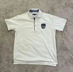 23区GOLF　ポロシャツ　LL　ゴルフ　半袖　白 PW　CIRCULUS