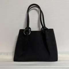 GUCCI トート　ショルダーバッグ GGキャンバス ブラック