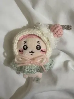 ちいかわ おすわりぬいぐるみ用 クリームソーダ風ぽんちょ
