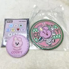 BTS BT21 一番くじ コースター 缶バッジ COOKY グク