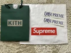 KITH & Supreme ショップ袋 2枚セット