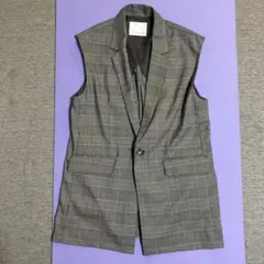 COLLAGE GALLARDAGALANTE チェック柄ベスト