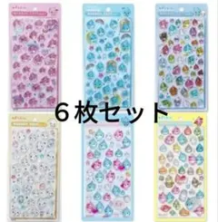 お得♥しずくちゃん♥ボンボンドロップシール♥　６枚セット