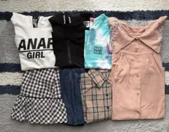 140cm 女子春夏7点セット　ANAP GIRL BABY DOLL など