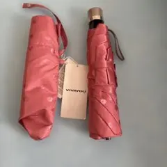 VIVAYOU 折りたたみ傘 ピンク 花柄のサムネイル