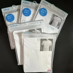 メンズ　AIRism （ユニクロ）肌着Lサイズ 5枚セット