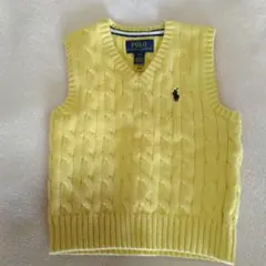 【新品未使用タグ無し】Polo Ralph Lauren イエローベスト
