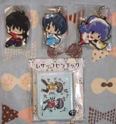 らんま1/2 ラバーストラップ レザーフセンブック