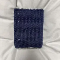 ブックカバー 文庫本サイズ ハンドメイド かぎ針 編み物