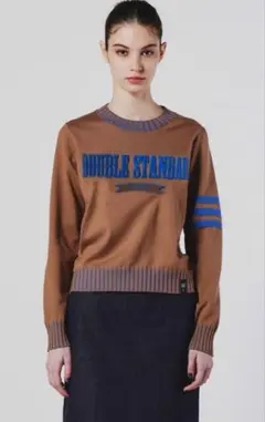 【新品】ダブルスタンダードクロージング　ロゴ入刺繍ニット⭐︎完売品 ⭐︎未使用タグ付