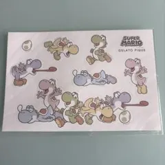 ジェラートピケ ノベルティ スーパーマリオ ヨッシーステッカーセット 非売品