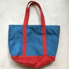 L.L.Bean エブリデイ・ライトウェイト・トートバッグ　ミディアム　青/赤