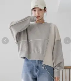 LOWRYS FARM リメイクフウウラケLS ショート グレー