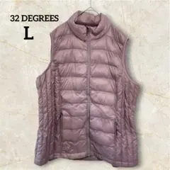 32DEGREES サーティーツーディグリーズ 中綿 ベスト L 紫 登山のサムネイル