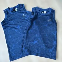 adidas キッズ ノースリーブ 2枚セット 120cm 130cm