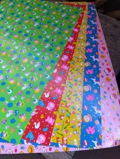 昭和レトロ ヴィンテージ千代紙 大判5柄10枚 紙もの　レトロポップ