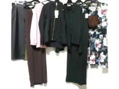 新品＆USED　秋冬用レディース服 まとめ売り 【M～L】８点セット