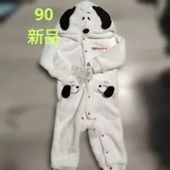SNOOPY スヌーピー 着ぐるみ カバーオール ロンパース