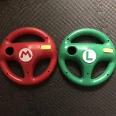マリオカート　専用ハンドル 2個セット　マリオ　ルイージ