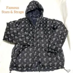 Famous Stars & Straps ダウンジャケット リバーシブル M
