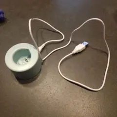 USB ライトブルー ファンスタンドFrancfranc