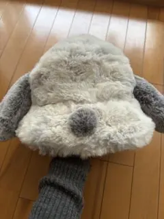 USJ スヌーピー 耳付きグレー帽子