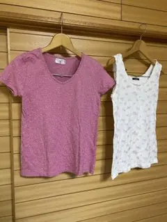 レディース 半袖Tシャツ 2枚セットのサムネイル