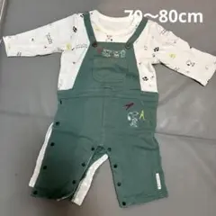 スヌーピー柄ロンパース・カバーオール　70〜80cm