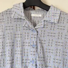 ehka sopo エヘカソポ　SM2花柄 半袖ボタン付きワンピース