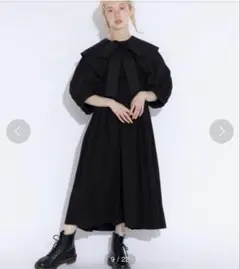 Candy Stripper BIG FRILL COLLAR ドレス 黒 - メルカリ